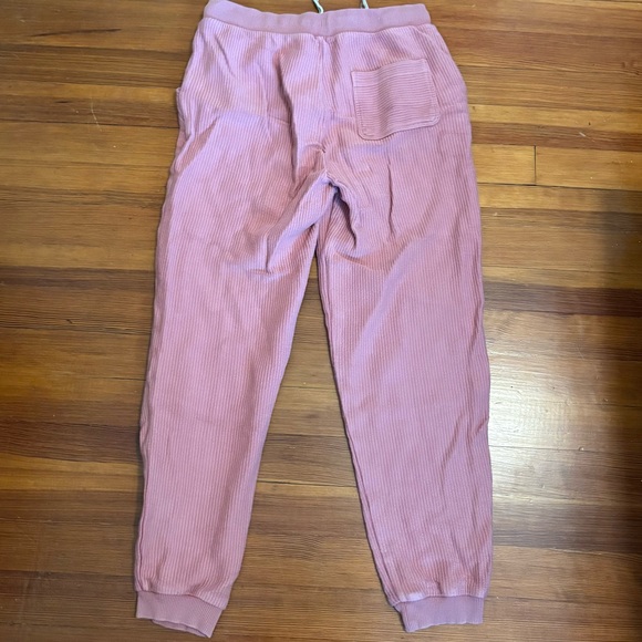 Aerie Pink Ribbed Hoodie and Jogger Set - Picture 7 of 9